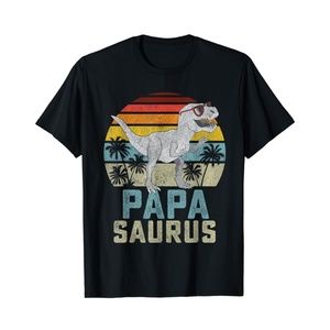Mens papasaurus t shirt